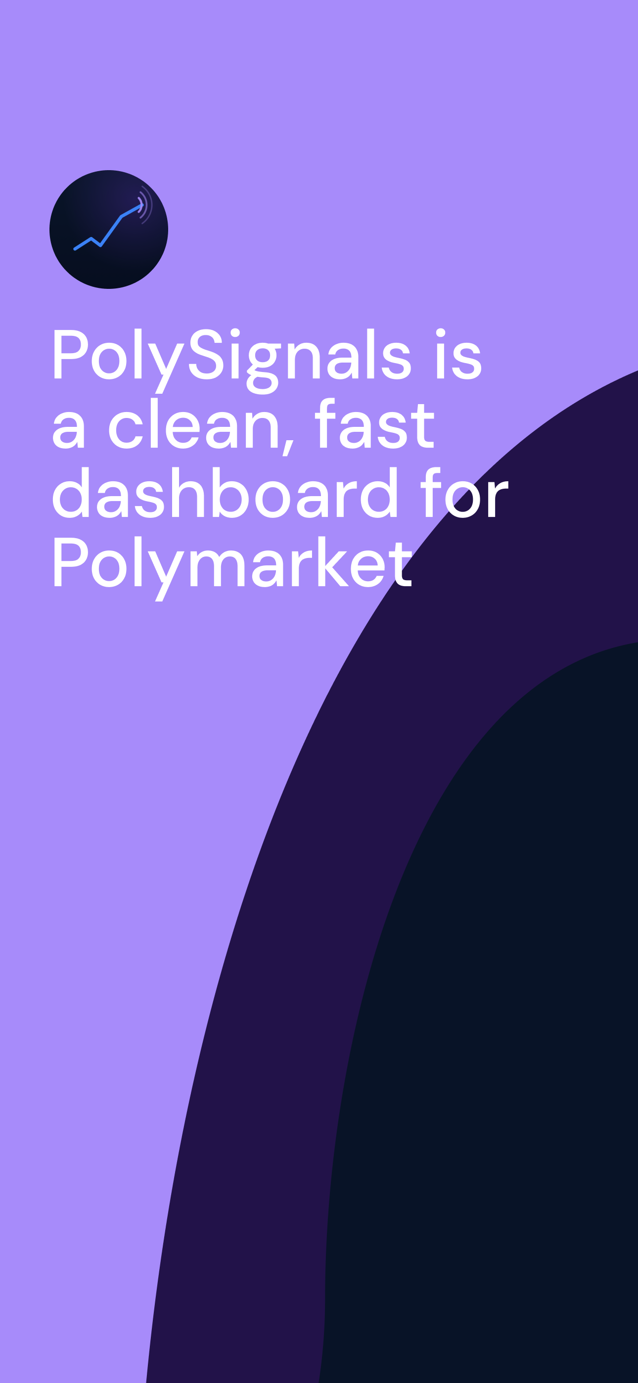 Polymarket Signals screenshot 1